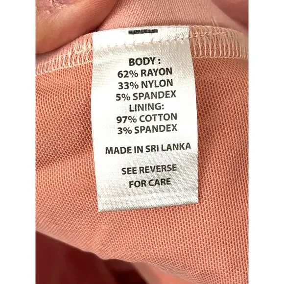 Spartina 449 Womens XL Pink Maren Pull On Flat Front Summer Ankle Pants NEW - Picture 7 of 8